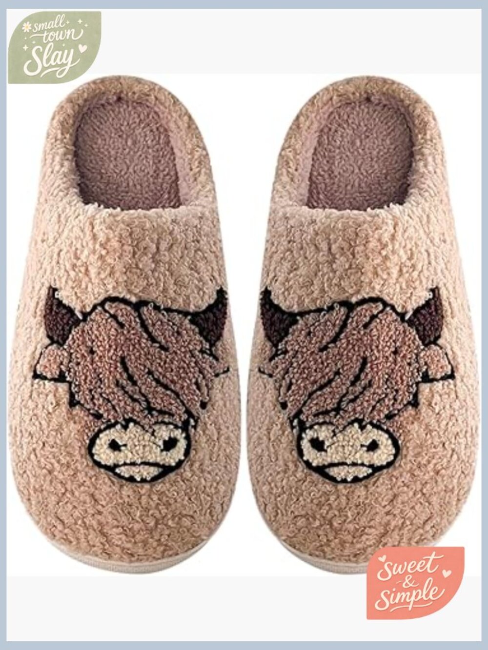 Women's Memory Foam Slippers, Fuzzy Winter Warm Fluffy Shoes, Non-Slip Sole